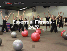 Tablet Screenshot of essential-fitness.com.au
